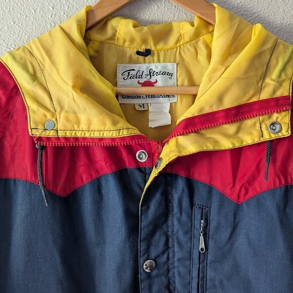 80s Vintage Field & Stream Windbreaker‎ Jacket with Hood - Picture 8 of 14